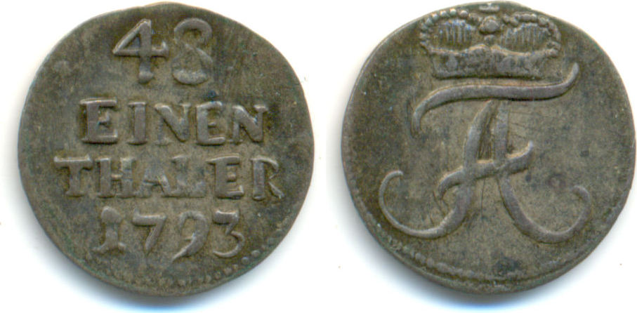 アンティークコイン 硬貨 German States Anhalt-Bernburg 1806 Taler