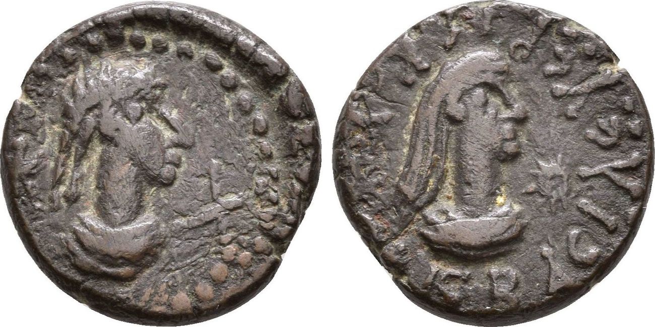 Könige von Bosporus: Billon Stater Rhescuporis VI-VII, 311-342: VF | MA ...