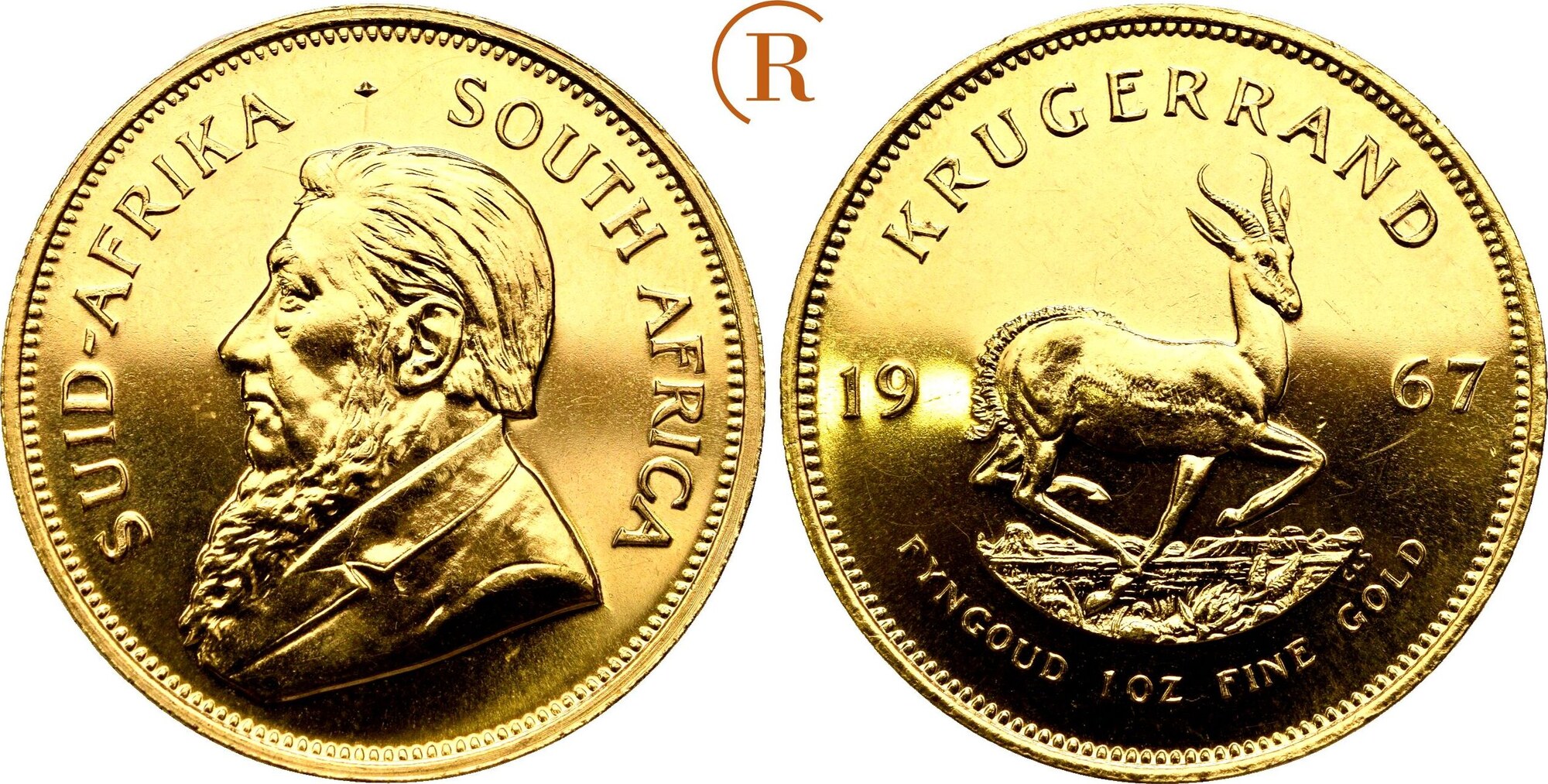 Südafrika Republik: Krügerrand. Der erste Jahrgang !! 1967 CH UNC | MA ...