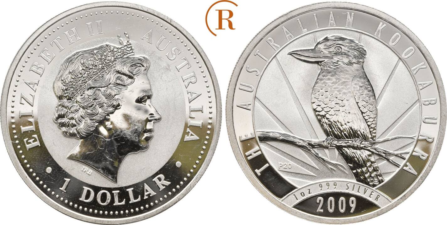 Australien: 1 Dollar Lunar 1 Unze Feinsilber 2009 BU | MA-Shops