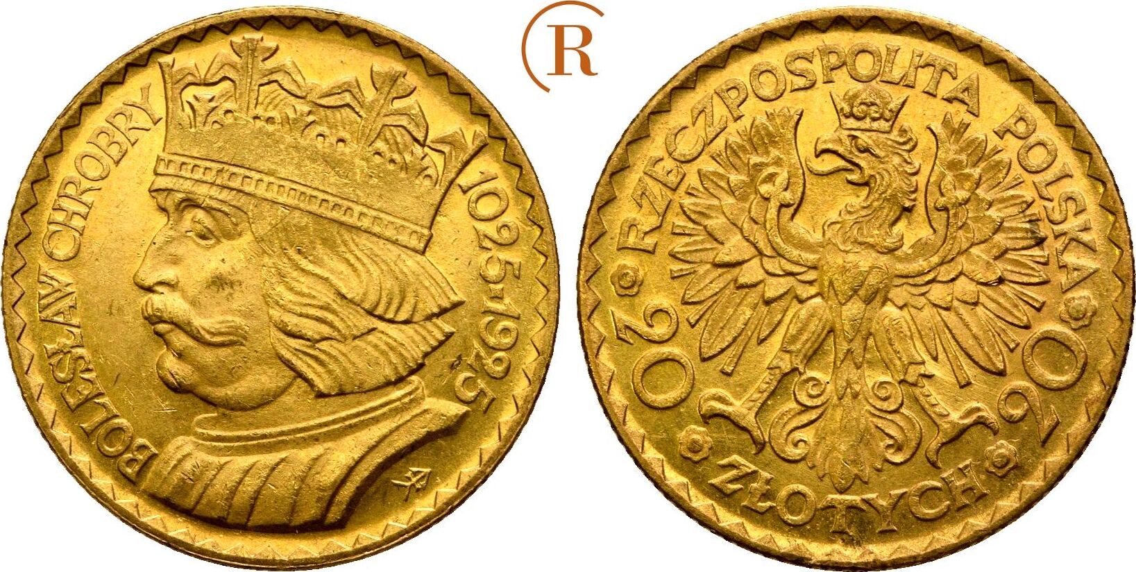 polen-20-zlotych-warschau-gold-1925-1-republik-1918-1938-ch-unc