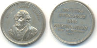 Reformation Martin Luther Zinnmedaille auf die 300 Jahrfeier -