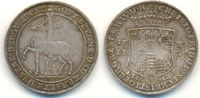 Stolberg: 1/3 Taler Ausbeute Feinsilber Christoph Friedrich und Jost Christian, 1704-1738: -