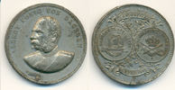 Sachsen: Zinnmedaille Albert, 1873-1902: -