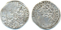 Salm Kirburg: 3 Kreuzer Otto I. zu Kirburg, 1548-1607: -