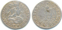 Habsburg: 3 Kreuzer Hall Ferdinand Karl, 1632-1662: -