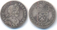 Frankreich: 1/12 Ecu Paris Ludwig XIV, 1643-1715: -