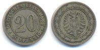 Kaiserreich: Kleinmünzen. 20 Pfennig -