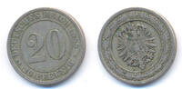Kaiserreich: Kleinmünzen. 20 Pfennig -