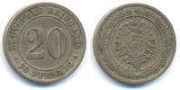 Kaiserreich: Kleinmünzen. 20 Pfennig -