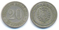 Kaiserreich: Kleinmünzen. 20 Pfennig -
