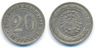 Kaiserreich: Kleinmünzen. 20 Pfennig -