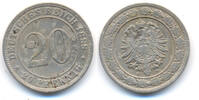 Kaiserreich: Kleinmünzen. 20 Pfennig -