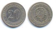 Kaiserreich: Kleinmünzen. 20 Pfennig -