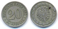 Kaiserreich: Kleinmünzen. 20 Pfennig -