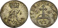 Sachsen Weimar Eisenach: 6 Pfennig Ernst August Konstantin, 1756-1759: -