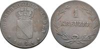 Baden: 1 Kreuzer Ludwig, 1818-1830: -