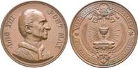 Vatikan: Bronzemedaille auf sein Priesterjubiläum Leo XIII, 1878-1903: -