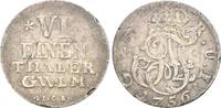 Wied Neuwied: 1/6 Taler Neuwied Johann Friedrich Alexander, 1737-1791: -