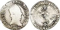 Frankreich: 1/4 Franc La Rochelle Heinrich III, 1574-1589: -