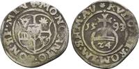 Minden Bistum: 1/24 Taler Anton von Schauenburg, 1587-1599: -