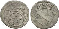Baden Durlach: 1/84 Taler ( Dreier ) Karl III, 1553-1577: -