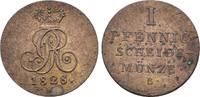 Hannover Königreich: 1 Pfennig George IV, 1820-1830: -