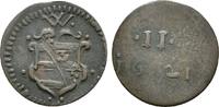Sachsen Alt Weimar: Kipper 2 Pfennig Johann Ernst und seine Brüder, 1619-1622: -