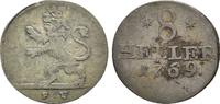 Hessen Kassel: 8 Heller Friedrich II, 1760-1785: -