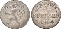 Hessen Darmstadt: 1 Kreuzer Ludwig X, 1790-1806: -