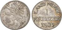 Hessen Darmstadt: 1 Kreuzer Ludwig X, 1790-1806: -