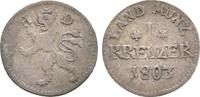 Hessen Darmstadt: 1 Kreuzer Ludwig X, 1790-1806: -