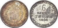 Hessen Kassel: 1/6 Taler Wilhelm II. und Friedrich Wilhelm, 1831-1847: -