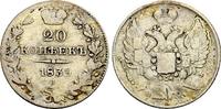 Russland: 20 Kopeken St. Petersburg Nikolaus I, 1825-1855: -