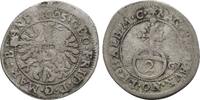 Brandenburg Ansbach: 1/2 Batzen Schwabach Georg Friedrich, 1692-1703: -