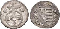 Sayn Wittgenstein Hohenstein: 3 Pfennig Gustav, 1657-1701: -