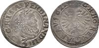 Habsburg: Groschen ( 3 Kreuzer ) Prag Ferdinand II, 1619-1637: -