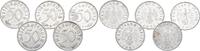 Deutschland 3.Reich 50 Reichspfennige Lot 5 Stück -