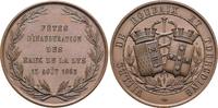Frankreich Bronzemedaille Napoleon III.1852-1871 -