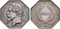 Frankreich oktogonaler Silberjeton Napoleon III.1852-1870 -