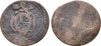 Augsburg Bistum einseitiger Kipper Kupfer Doppelheller Heinrich von Knörringen, 1598-1646: -