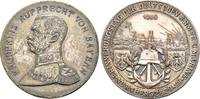 Bayern: Versilberte Bronzemedaille Armee und Marine Kronprinz Rupprecht, 1869-1955: -