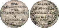 Sachsen Hildburghausen Stadt: Silbermedaille für die Schuljugend Alexander Carl, 1834-1863: -