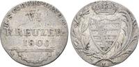 Sachsen Coburg Saalfeld: 6 Kreuzer Franz, 1800-1806: -