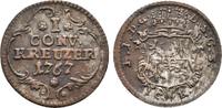 Sachsen Coburg Saalfeld: 1 Kreuzer Saalfeld Ernst Friedrich, 1764-1800: -