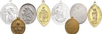 Religion Wallfahrt: Lot von 4 Medaillen -
