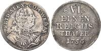 Wied Neuwied 1/6 Taler Friedrich Alexander 1737-1791 -