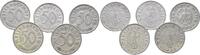 Deutschland 3.Reich Lot 5x 50 Pfennige -