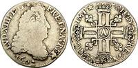 Frankreich: 1/4 Ecu Paris Ludwig XIV, 1643-1715: -