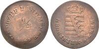 Sachsen Meiningen: 1/4 Kreuzer Bernhard Erich Freund, 1803-1866: -